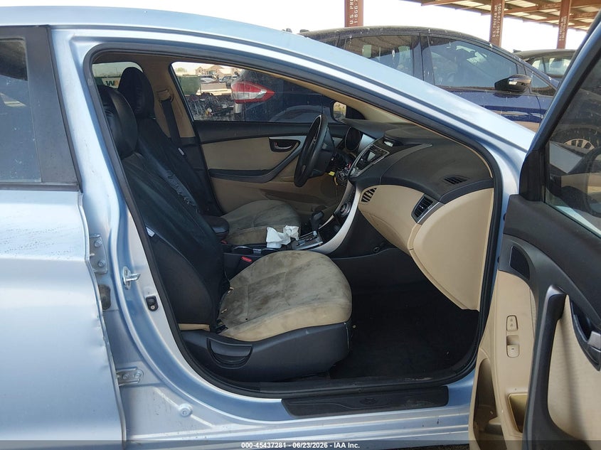2011 Hyundai Elantra VIN KMHDH4AE6BU109226 IAAI salvage auction — NORMAL WEAR, Clear (Arizona), sold $25 on 2026-07-28 (photo 5)