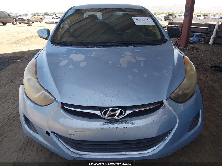 2011 Hyundai Elantra VIN KMHDH4AE6BU109226 IAAI salvage auction — NORMAL WEAR, Clear (Arizona), sold $25 on 2026-07-28 (photo 6)