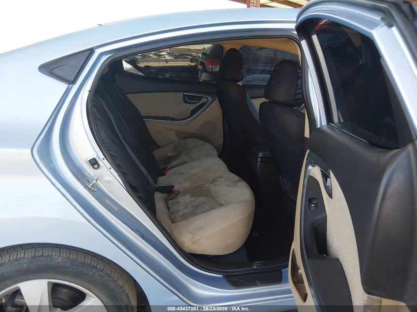 2011 Hyundai Elantra VIN KMHDH4AE6BU109226 IAAI salvage auction — NORMAL WEAR, Clear (Arizona), sold $25 on 2026-07-28 (photo 8)
