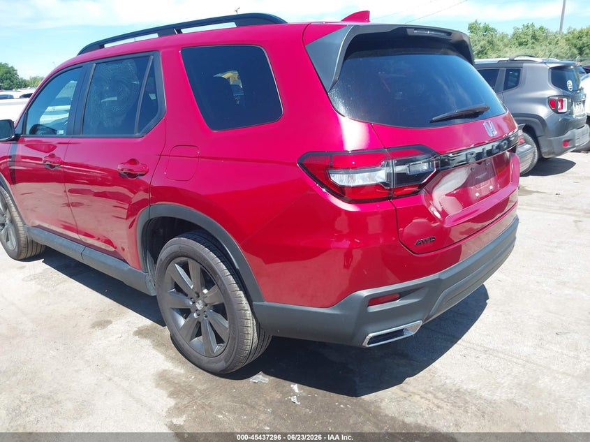 2025 Honda Pilot VIN 5FNYG1H30SB147085 IAAI salvage auction — HAIL, Wait Title, sold $27,050 on 2026-08-18 (photo 3)