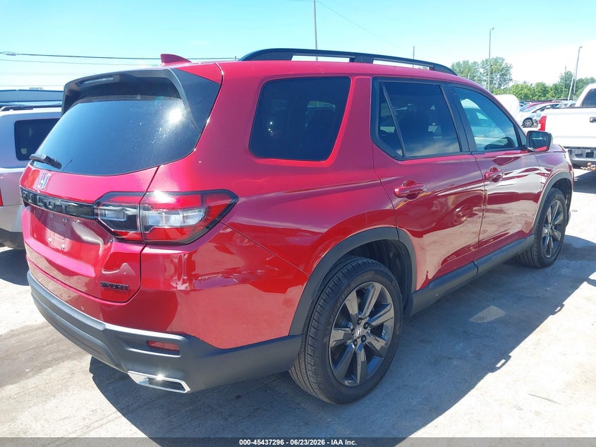 2025 Honda Pilot VIN 5FNYG1H30SB147085 IAAI salvage auction — HAIL, Wait Title, sold $27,050 on 2026-08-18 (photo 4)