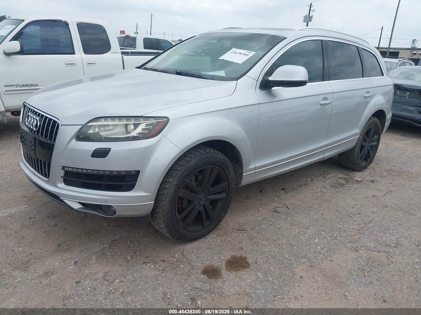 2013 Audi Q7 VIN WA1LGAFE9DD002386 IAAI salvage auction — NORMAL WEAR, Original (Texas), sold $2,000 on 2026-07-29 (photo 2)