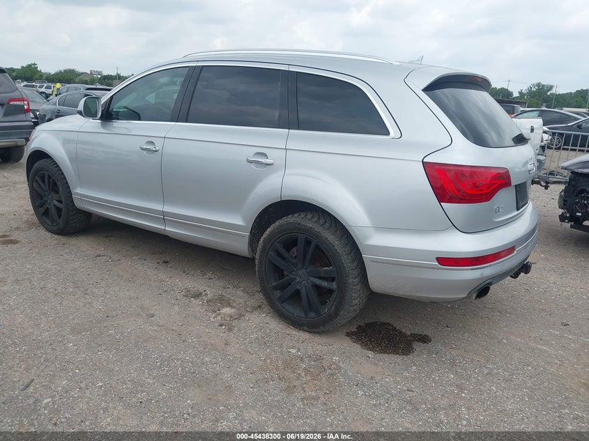 2013 Audi Q7 VIN WA1LGAFE9DD002386 IAAI salvage auction — NORMAL WEAR, Original (Texas), sold $2,000 on 2026-07-29 (photo 3)