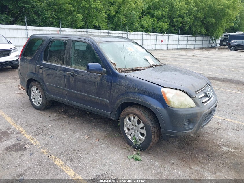 2005 Honda Cr-v VIN SHSRD78855U344682 IAAI salvage auction — NORMAL WEAR, Clear (Michigan), sold $325 on 2026-07-27 (photo 1)