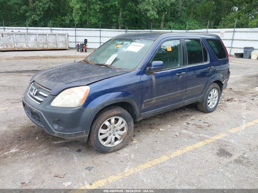2005 Honda Cr-v VIN SHSRD78855U344682 IAAI salvage auction — NORMAL WEAR, Clear (Michigan), sold $325 on 2026-07-27 (photo 2)