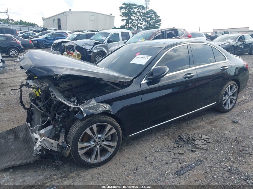 2018 Mercedes-benz C-klasse VIN WDDWF4JB1JR315540 IAAI salvage auction — FRONT END, Salvage Title, sold $1,750 on 2026-08-12 (photo 2)