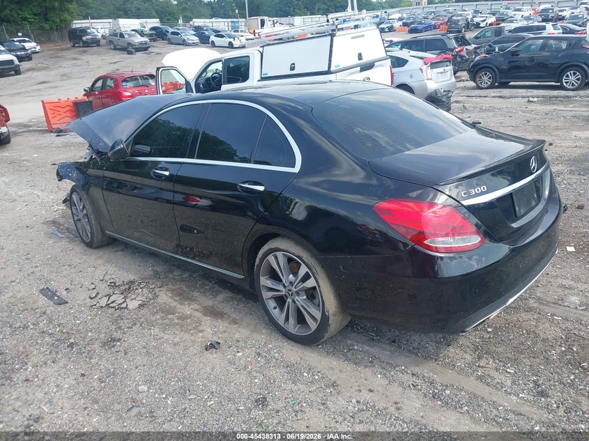 2018 Mercedes-benz C-klasse VIN WDDWF4JB1JR315540 IAAI salvage auction — FRONT END, Salvage Title, sold $1,750 on 2026-08-12 (photo 3)