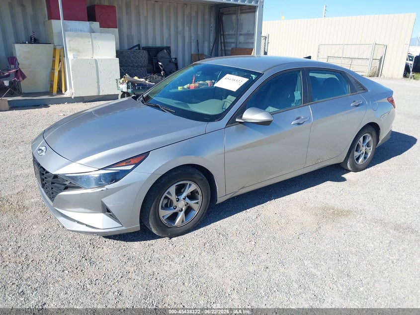 2021 Hyundai Elantra VIN 5NPLL4AG4MH042543 IAAI salvage auction — NORMAL WEAR, SF97 (California), sold $525 on 2026-07-28 (photo 2)