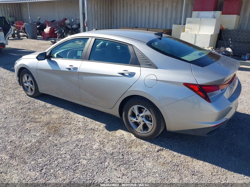 2021 Hyundai Elantra VIN 5NPLL4AG4MH042543 IAAI salvage auction — NORMAL WEAR, SF97 (California), sold $525 on 2026-07-28 (photo 3)