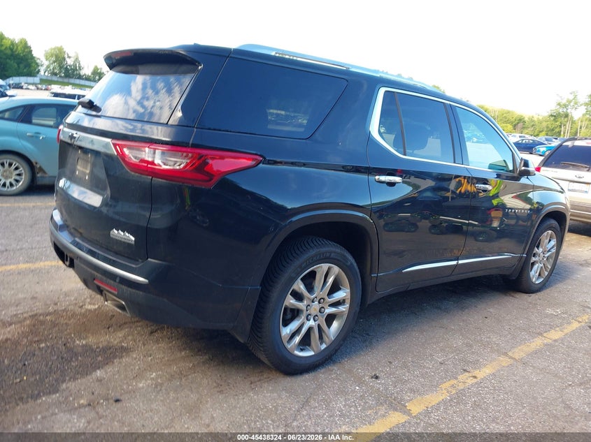 2021 Chevrolet Traverse VIN 1GNEVNKW3MJ167496 IAAI salvage auction — FRONT END, Clear (Michigan), sold $6,100 on 2026-07-09 (photo 4)