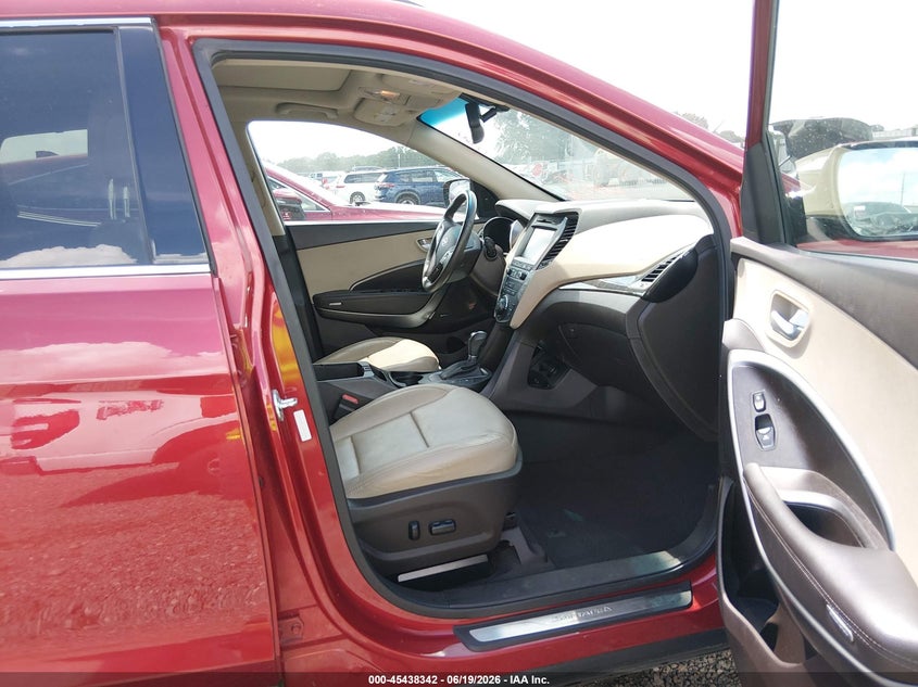 2017 Hyundai Santa fe VIN 5XYZW4LA1HG449498 IAAI salvage auction — REAR END, Salvage (Louisiana), sold $2,250 on 2026-07-22 (photo 5)