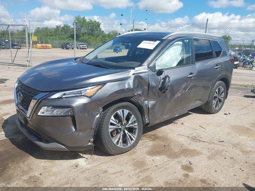 2023 Nissan Rogue VIN JN8BT3BB2PW462314 IAAI salvage auction — SIDE, Salvage Title, sold $5,250 on 2026-07-30 (photo 2)