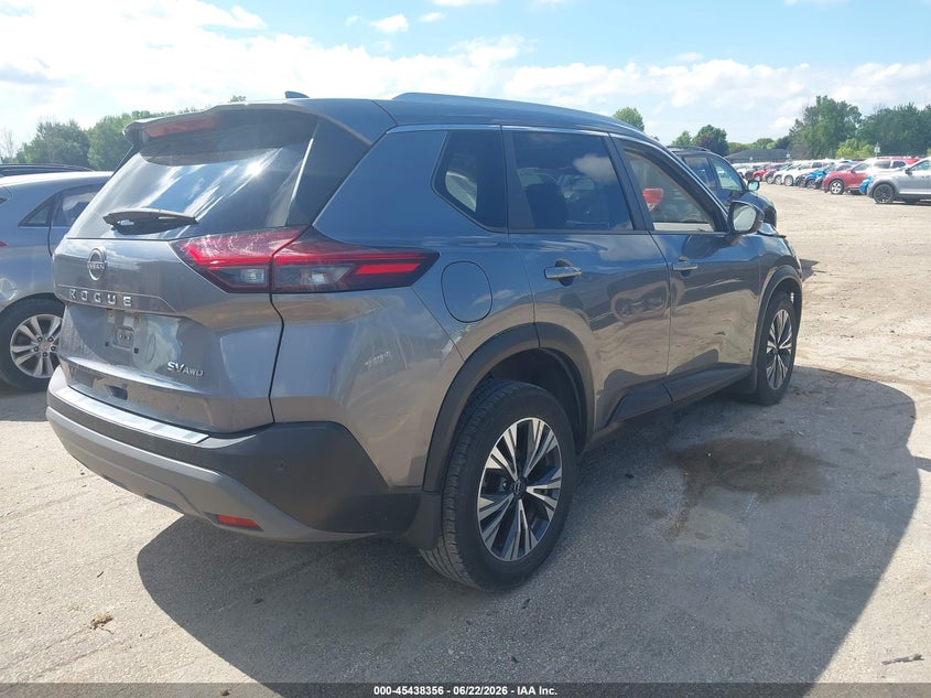 2023 Nissan Rogue VIN JN8BT3BB2PW462314 IAAI salvage auction — SIDE, Salvage Title, sold $5,250 on 2026-07-30 (photo 4)
