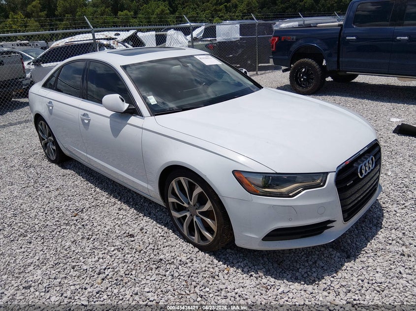 2014 Audi A6 VIN WAUFMAFC5EN028079 IAAI salvage auction — NORMAL WEAR, Clear (Alabama), sold $1,550 on 2026-07-30 (photo 1)