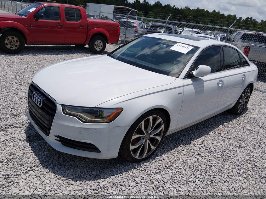 2014 Audi A6 VIN WAUFMAFC5EN028079 IAAI salvage auction — NORMAL WEAR, Clear (Alabama), sold $1,550 on 2026-07-30 (photo 2)