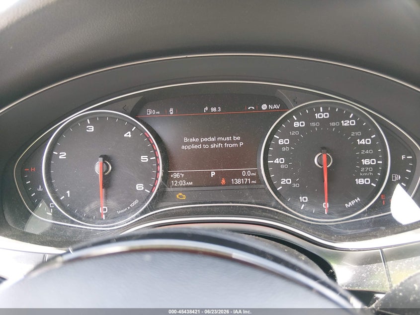 2014 Audi A6 VIN WAUFMAFC5EN028079 IAAI salvage auction — NORMAL WEAR, Clear (Alabama), sold $1,550 on 2026-07-30 (photo 7)