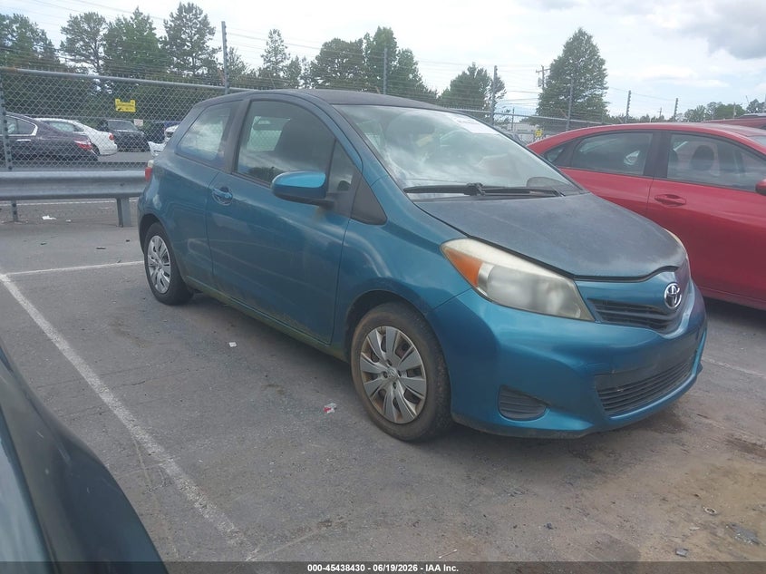 2012 Toyota Yaris VIN JTDJTUD33CD500920 IAAI salvage auction — NORMAL WEAR, Clear-Dealer Only (North Carolina), sold $675 on 2026-07-29 (photo 1)