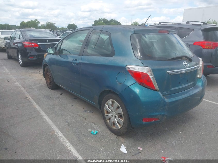 2012 Toyota Yaris VIN JTDJTUD33CD500920 IAAI salvage auction — NORMAL WEAR, Clear-Dealer Only (North Carolina), sold $675 on 2026-07-29 (photo 3)