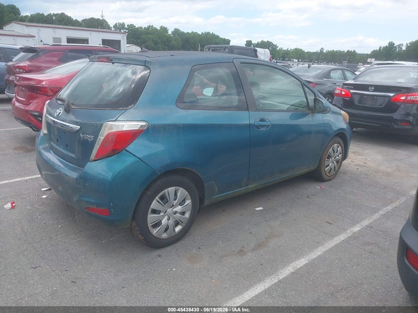 2012 Toyota Yaris VIN JTDJTUD33CD500920 IAAI salvage auction — NORMAL WEAR, Clear-Dealer Only (North Carolina), sold $675 on 2026-07-29 (photo 4)
