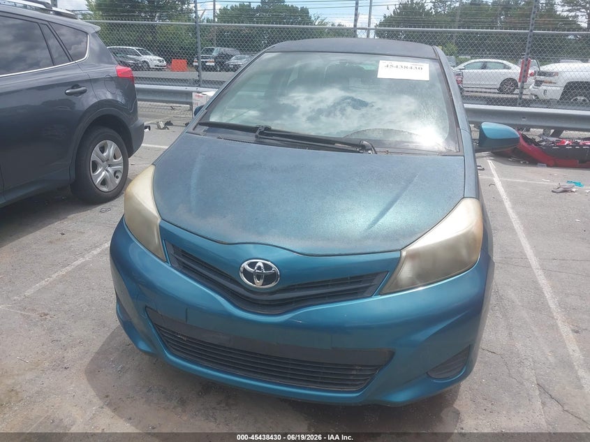 2012 Toyota Yaris VIN JTDJTUD33CD500920 IAAI salvage auction — NORMAL WEAR, Clear-Dealer Only (North Carolina), sold $675 on 2026-07-29 (photo 6)