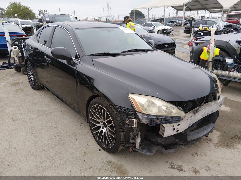 2008 Lexus Is 250 VIN JTHBK262685058375 IAAI salvage auction — FRONT END, Salvage (California), sold $225 on 2026-07-22 (photo 1)