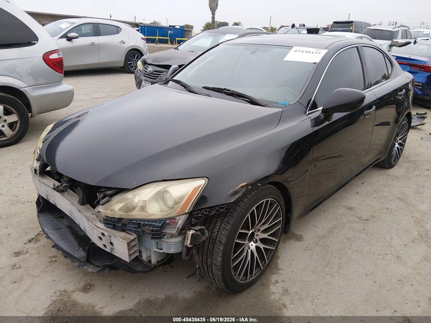2008 Lexus Is 250 VIN JTHBK262685058375 IAAI salvage auction — FRONT END, Salvage (California), sold $225 on 2026-07-22 (photo 2)