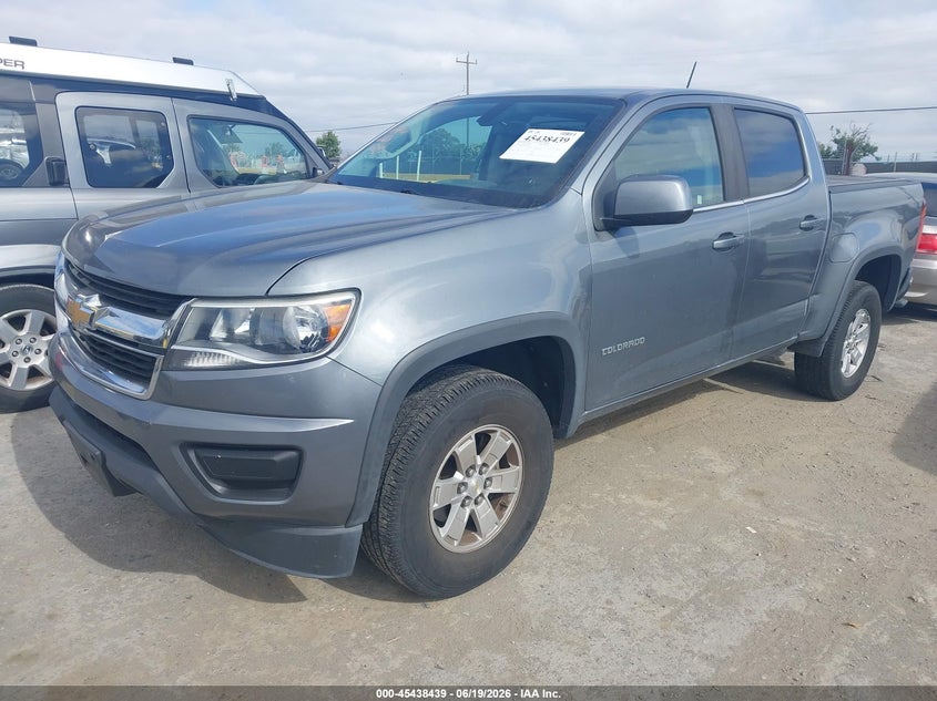 2019 Chevrolet Colorado VIN 1GCGSBENXK1245233 IAAI salvage auction — NORMAL WEAR, Clear - Dealer Only (California), sold $9,625 on 2026-07-09 (photo 2)