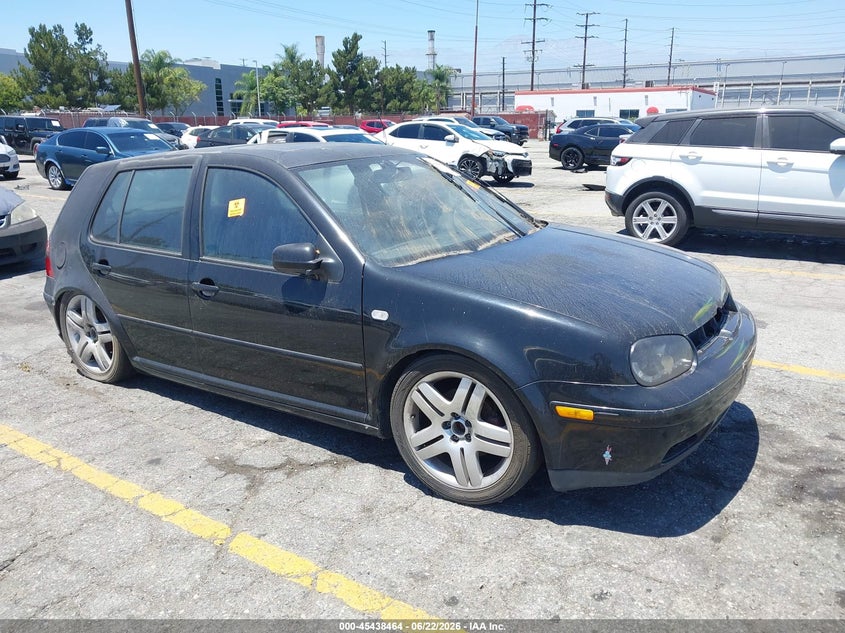 1999 Volkswagen New golf VIN WVWGC31J1XW605246 IAAI salvage auction — WATER/FLOOD, App For Dup Clear (California), sold $225 on 2026-07-28 (photo 1)