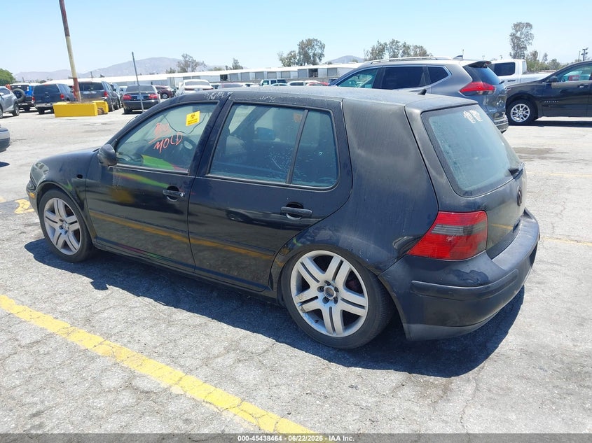 1999 Volkswagen New golf VIN WVWGC31J1XW605246 IAAI salvage auction — WATER/FLOOD, App For Dup Clear (California), sold $225 on 2026-07-28 (photo 3)