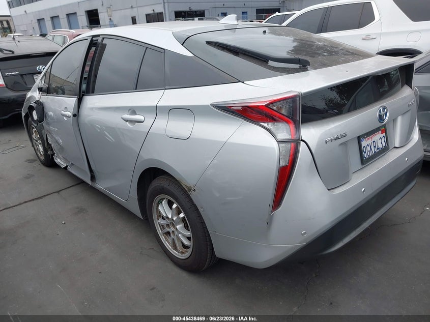 2018 Toyota Prius VIN JTDKBRFUXJ3063852 IAAI salvage auction — LEFT SIDE, Salvage Title, sold $3,200 on 2026-07-15 (photo 3)