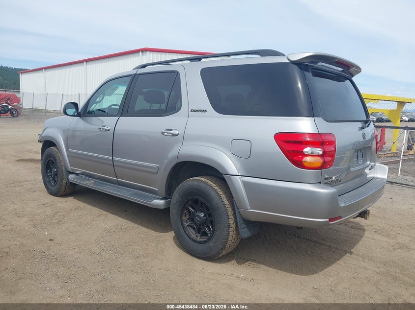 2002 Toyota Sequoia VIN 5TDBT48A62S075113 IAAI salvage auction — FRONT END, Salvage (Idaho), sold $800 on 2026-08-01 (photo 3)