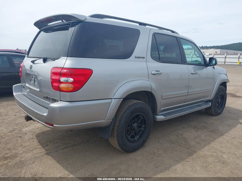 2002 Toyota Sequoia VIN 5TDBT48A62S075113 IAAI salvage auction — FRONT END, Salvage (Idaho), sold $800 on 2026-08-01 (photo 4)