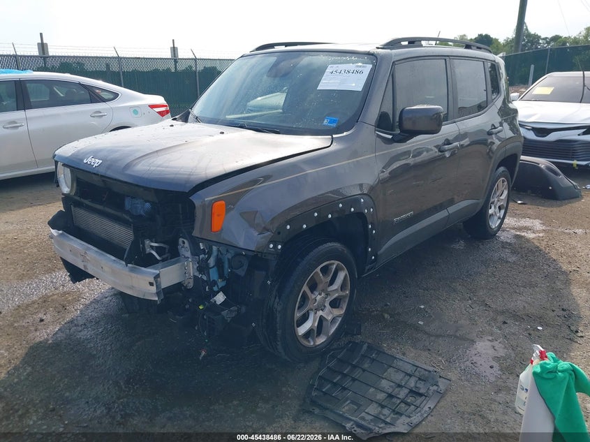 2016 Jeep Renegade VIN ZACCJBBT8GPD76298 IAAI salvage auction — LEFT FRONT, Salvage (Virginia), sold $2,050 on 2026-07-13 (photo 2)