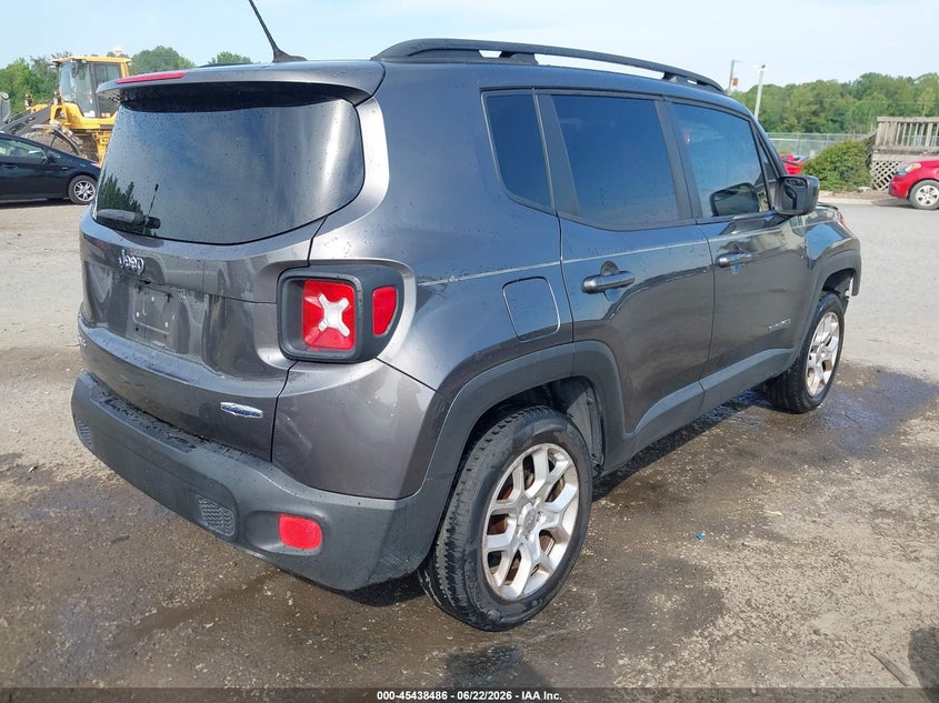 2016 Jeep Renegade VIN ZACCJBBT8GPD76298 IAAI salvage auction — LEFT FRONT, Salvage (Virginia), sold $2,050 on 2026-07-13 (photo 4)