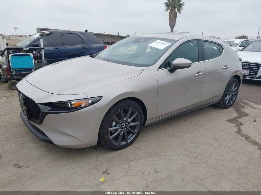 2026 Mazda 3 VIN JM1BPALL6T1878255 IAAI salvage auction — RIGHT FRONT, Salvage Title, sold $8,800 on 2026-07-29 (photo 2)