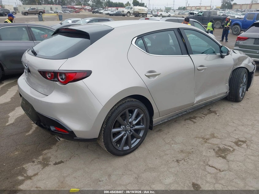 2026 Mazda 3 VIN JM1BPALL6T1878255 IAAI salvage auction — RIGHT FRONT, Salvage Title, sold $8,800 on 2026-07-29 (photo 4)