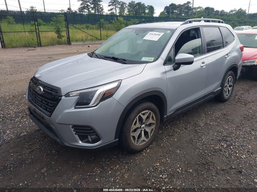 2023 Subaru Forester VIN JF2SKAEC2PH526185 IAAI salvage auction — FRONT & REAR, Salvage Title, sold $6,900 on 2026-07-14 (photo 2)