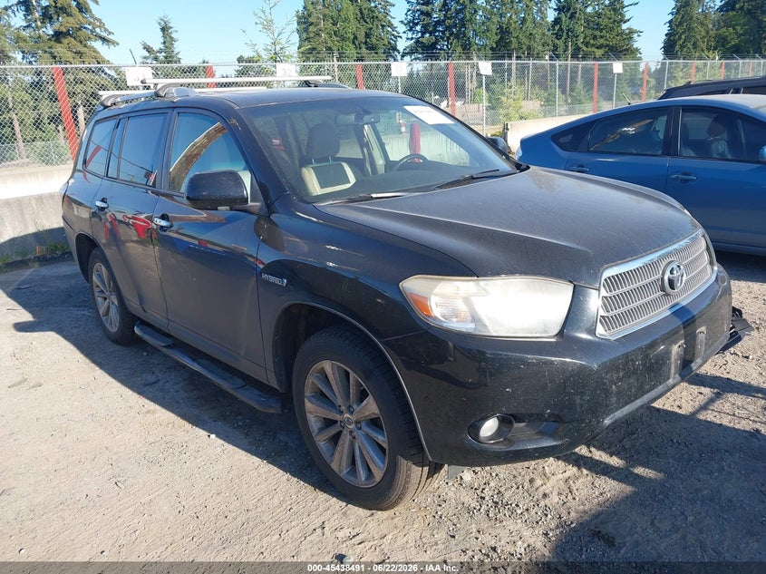 2008 Toyota Highlander hybrid VIN JTEEW44A082024096 IAAI salvage auction — NORMAL WEAR, Clear (Washington), sold $1,525 on 2026-07-15 (photo 1)