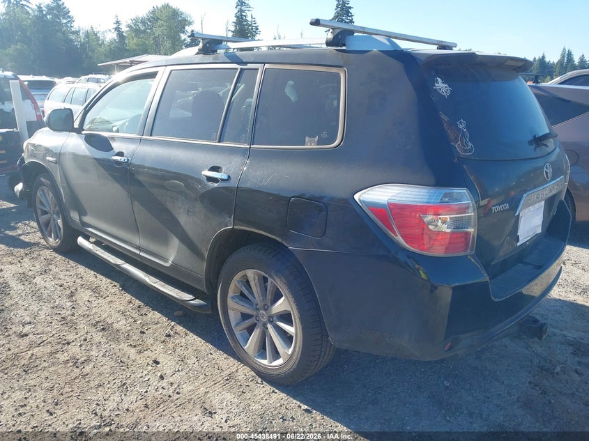 2008 Toyota Highlander hybrid VIN JTEEW44A082024096 IAAI salvage auction — NORMAL WEAR, Clear (Washington), sold $1,525 on 2026-07-15 (photo 3)