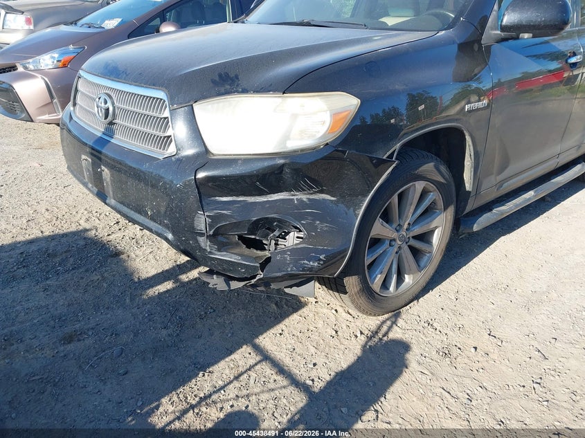 2008 Toyota Highlander hybrid VIN JTEEW44A082024096 IAAI salvage auction — NORMAL WEAR, Clear (Washington), sold $1,525 on 2026-07-15 (photo 6)
