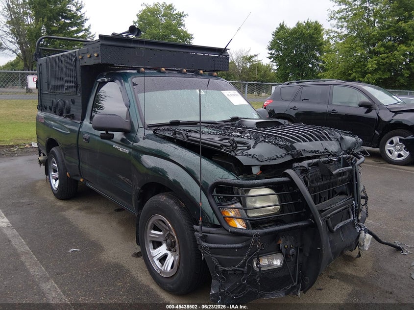 2001 Toyota Tacoma VIN 5TENL42NX1Z859952 IAAI salvage auction — FRONT END, Salvage (New Jersey), sold $1,650 on 2026-07-31 (photo 1)