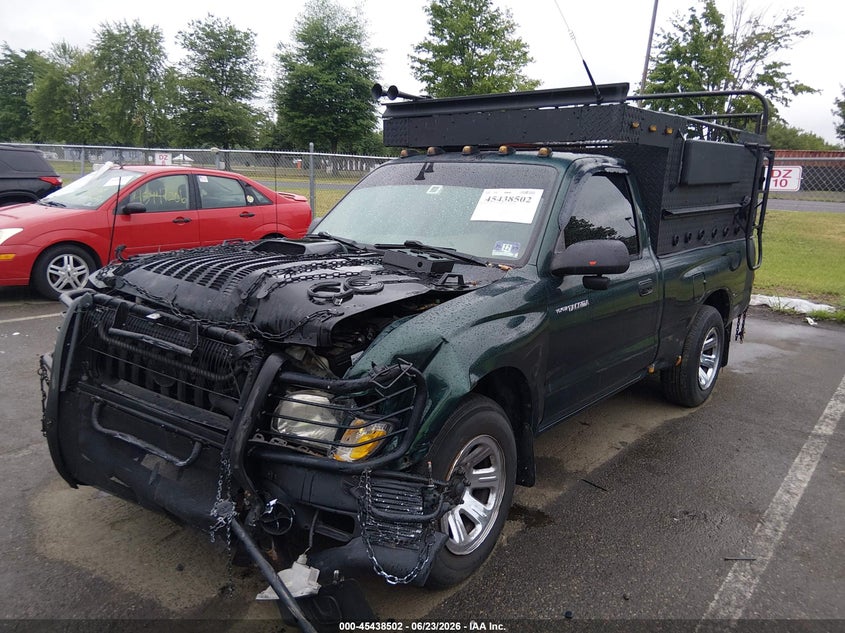 2001 Toyota Tacoma VIN 5TENL42NX1Z859952 IAAI salvage auction — FRONT END, Salvage (New Jersey), sold $1,650 on 2026-07-31 (photo 2)