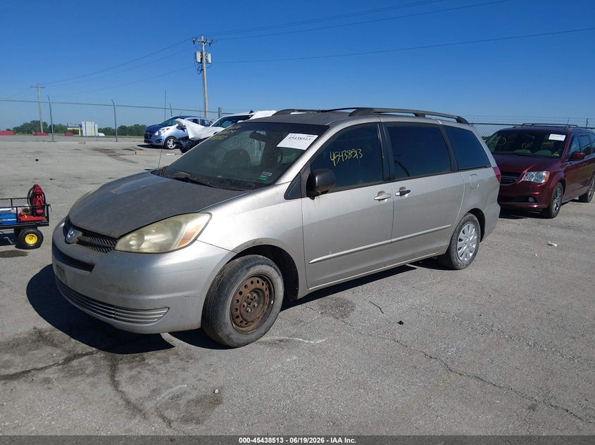 2005 Toyota Sienna VIN 5TDZA23C55S228134 IAAI salvage auction — NORMAL WEAR, Clear (Missouri), sold $550 on 2026-07-09 (photo 2)