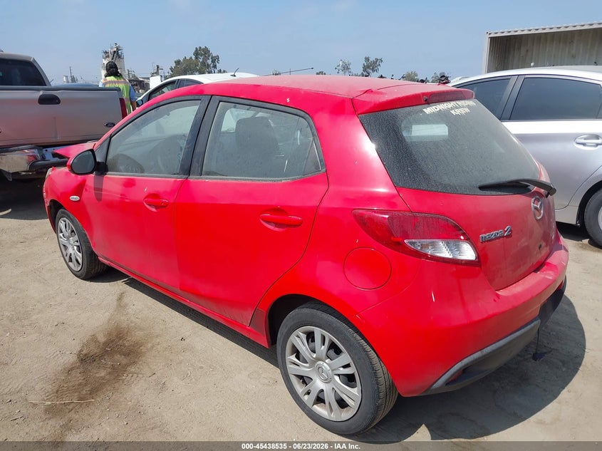 2011 Mazda 2 VIN JM1DE1HZ8B0117193 IAAI salvage auction — NORMAL WEAR, Salvage (California), sold $275 on 2026-07-15 (photo 3)