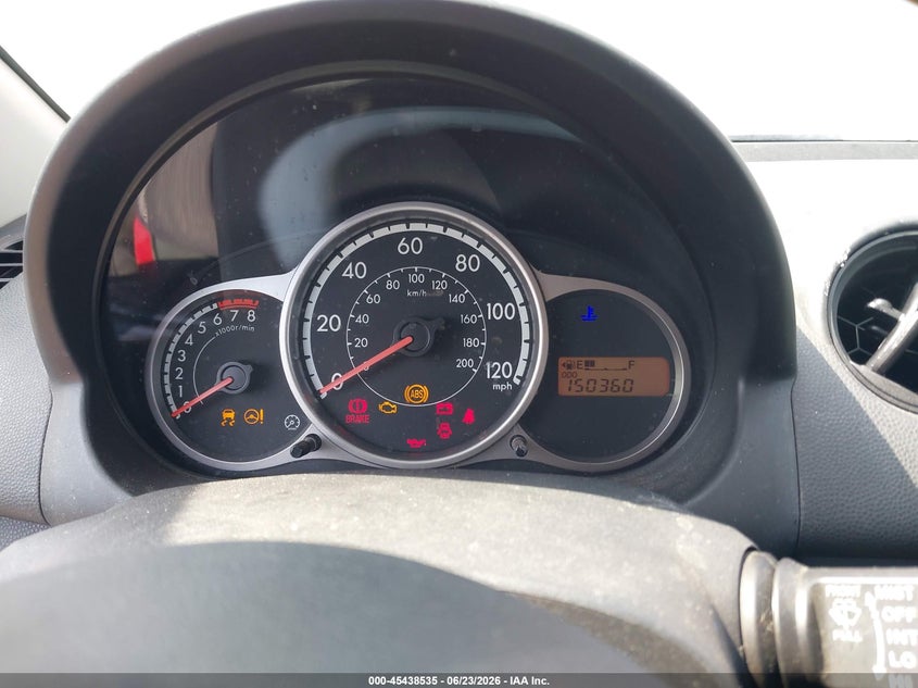 2011 Mazda 2 VIN JM1DE1HZ8B0117193 IAAI salvage auction — NORMAL WEAR, Salvage (California), sold $275 on 2026-07-15 (photo 7)