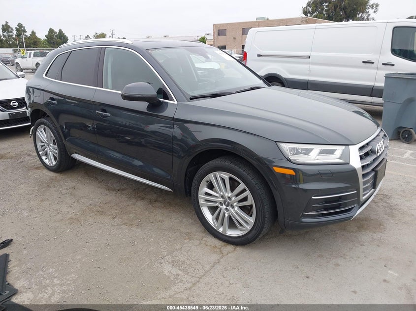 2018 Audi Q5 VIN WA1BNAFY6J2206890 IAAI salvage auction — REAR END, Salvage (California), sold $9,000 on 2026-07-29 (photo 1)