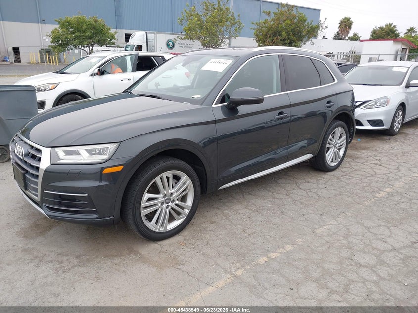 2018 Audi Q5 VIN WA1BNAFY6J2206890 IAAI salvage auction — REAR END, Salvage (California), sold $9,000 on 2026-07-29 (photo 2)