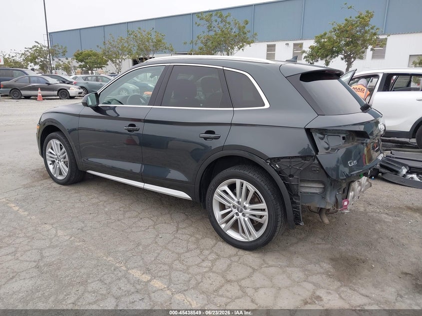 2018 Audi Q5 VIN WA1BNAFY6J2206890 IAAI salvage auction — REAR END, Salvage (California), sold $9,000 on 2026-07-29 (photo 3)