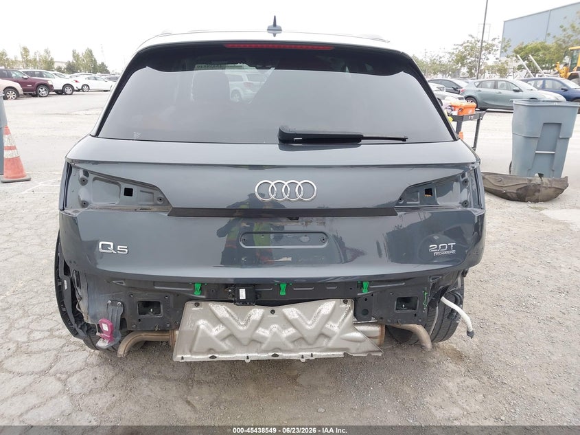 2018 Audi Q5 VIN WA1BNAFY6J2206890 IAAI salvage auction — REAR END, Salvage (California), sold $9,000 on 2026-07-29 (photo 6)