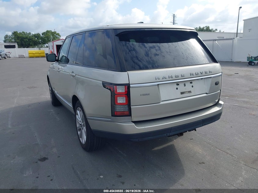 2014 Land rover RANGE ROVER VIN SALGS2VF5EA131338 IAAI salvage auction — NORMAL WEAR, Salvage Title, sold $1,700 on 2026-07-29 (photo 3)